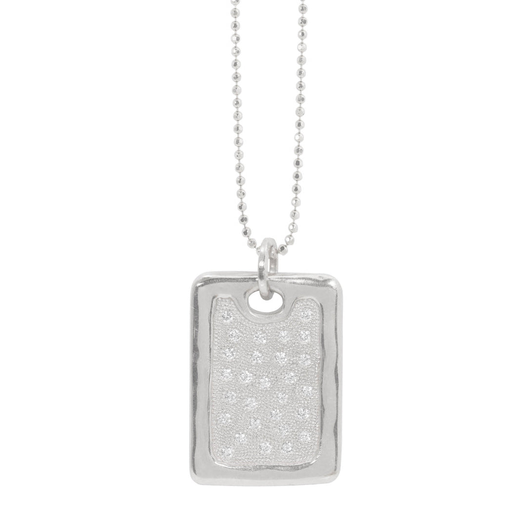 DEFT 14k Gold Large Dog Tag