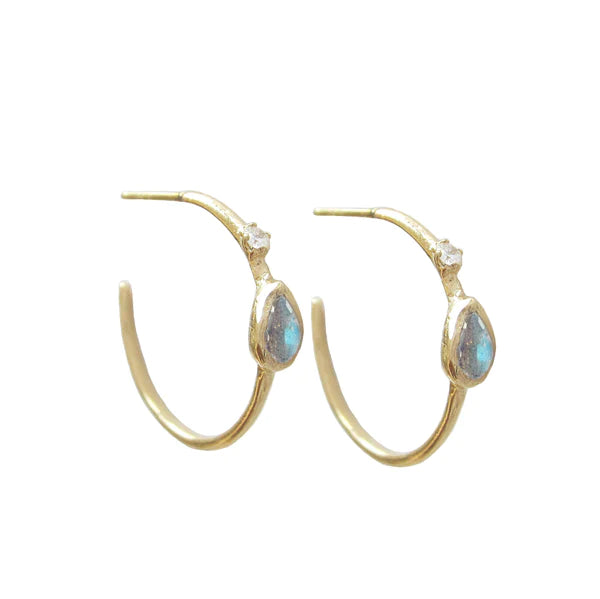 Misa Guiding Light Hoop Earrings