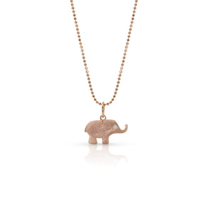 14k rose gold baby ELLO elephant charm