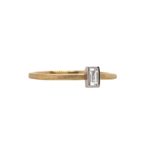 GELP 14k Gold Baguette Stacker Ring