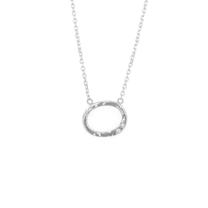 14k white gold GOOZ necklace