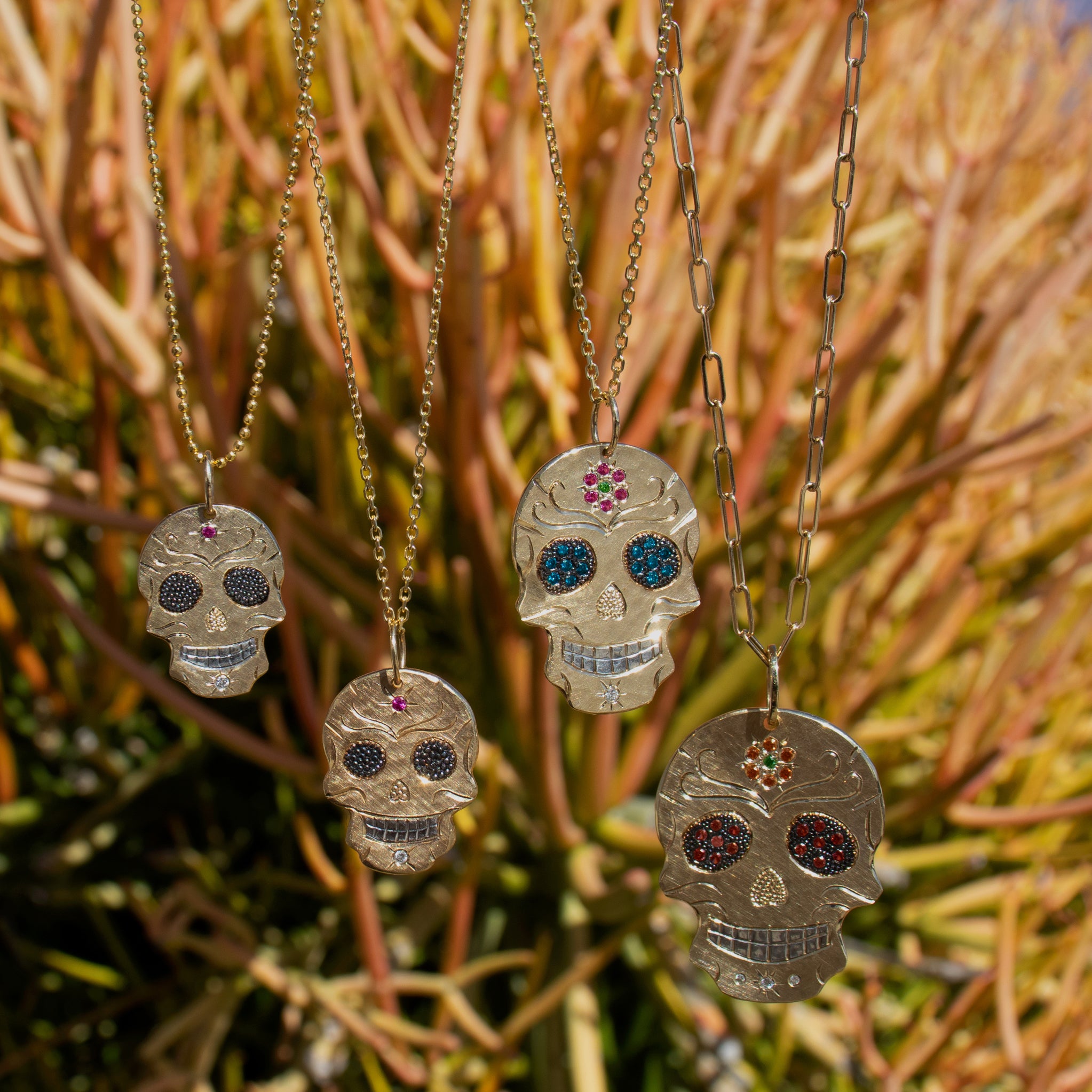 LOLA 14k Gold Large Ghostrider Skull