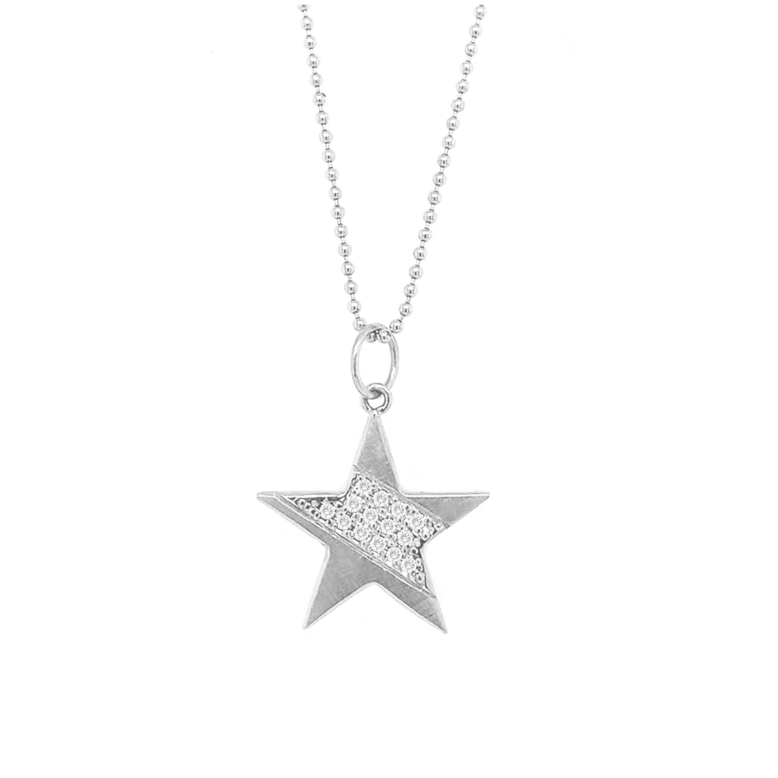 HAWK Small 14k Gold Diamond Star