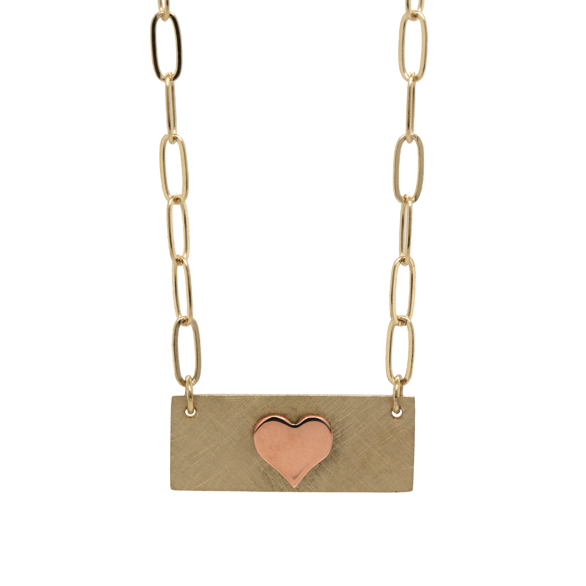 14K Gold Heart Necklace