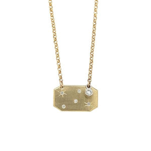 LYRA 14k Gold Diamond Necklace