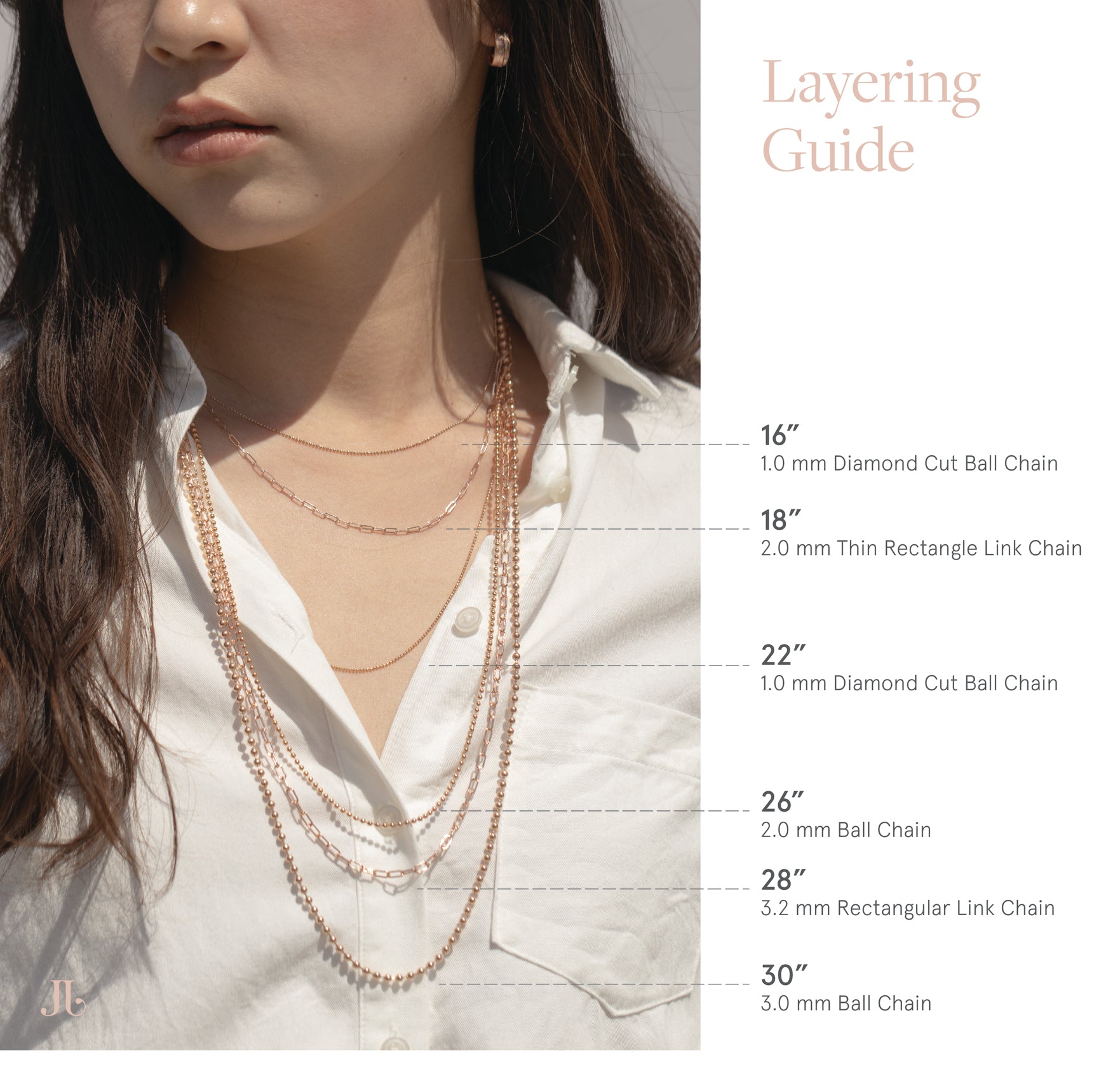 Chain layering guide