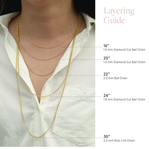 Chain layering guide