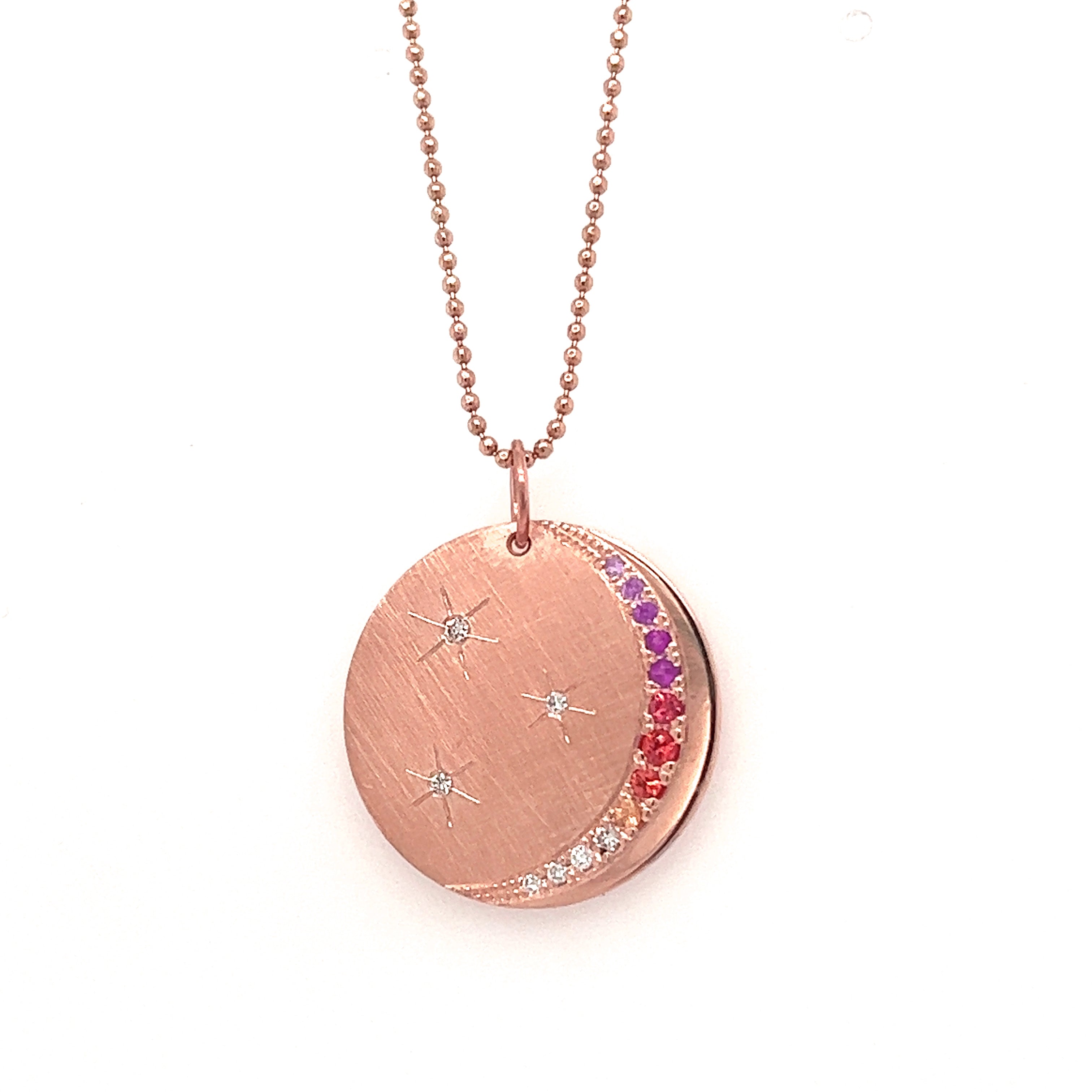 MAYA 14k Gold Disc Medallion