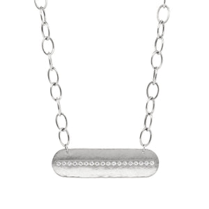 MOLY 14k Gold Bar Necklace