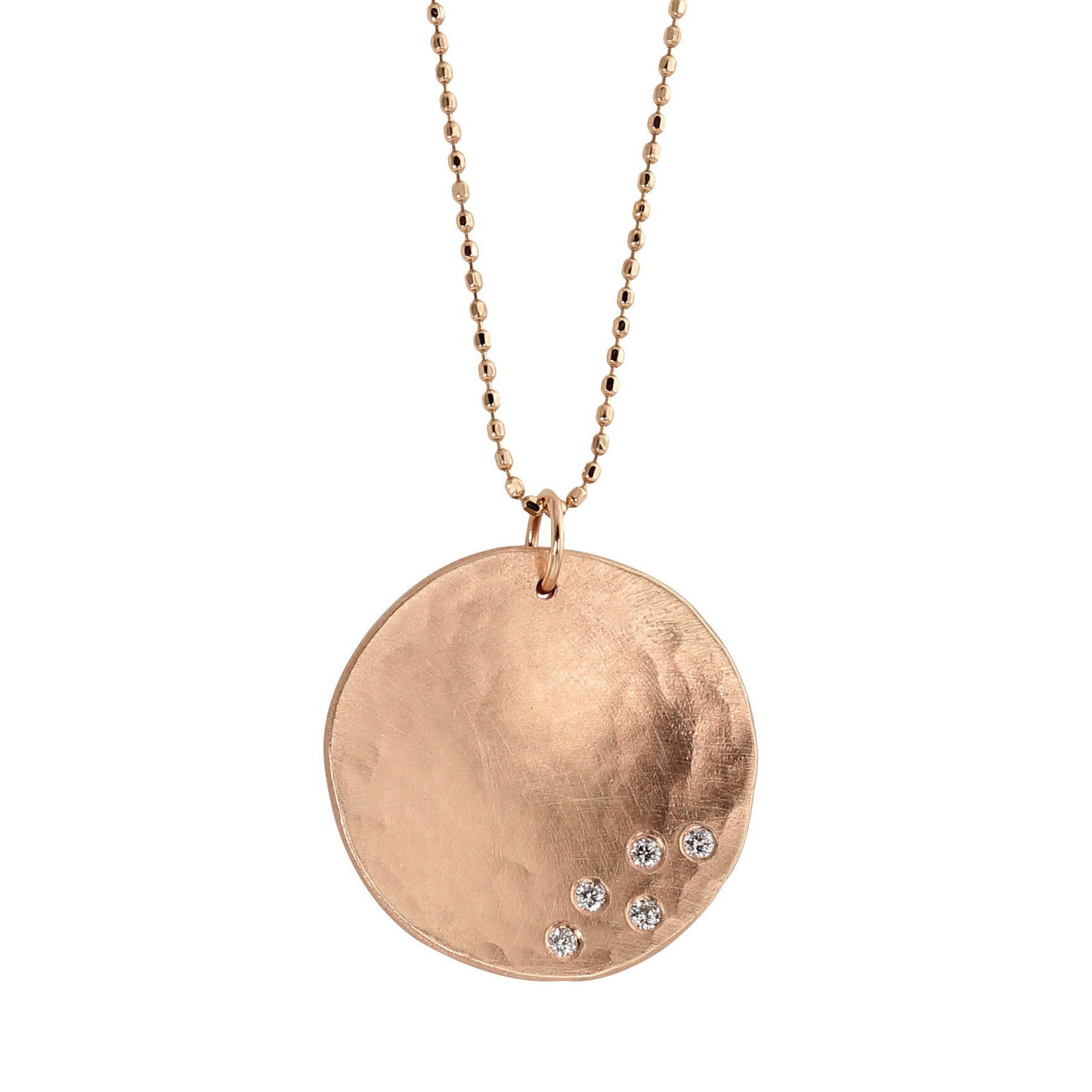 14k rose gold MEGG medium pendant