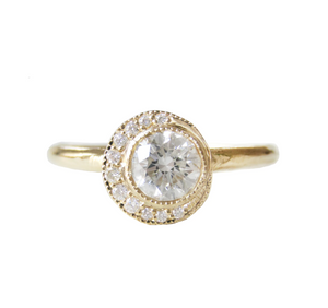 Misa Crescent Diamond Ring