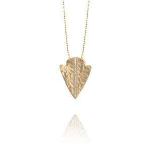NOKI 14k Gold Arrowhead Necklace