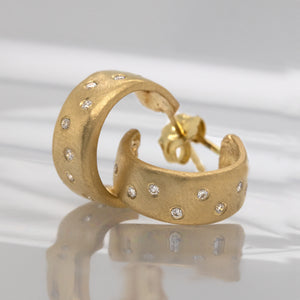 OLLI 14k Gold Huggie Earrings