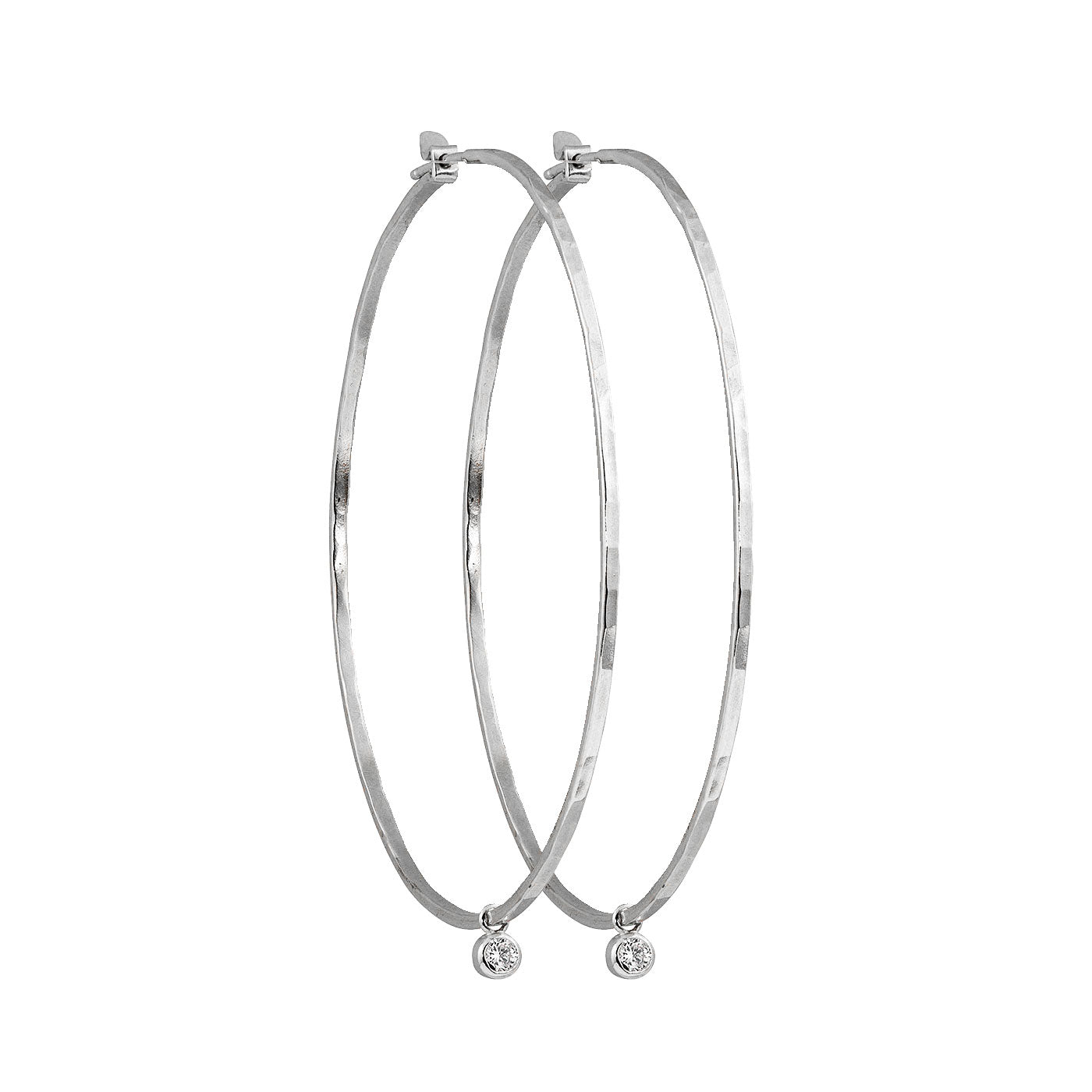 14k white gold ORMS medium with diamond BEZI charms