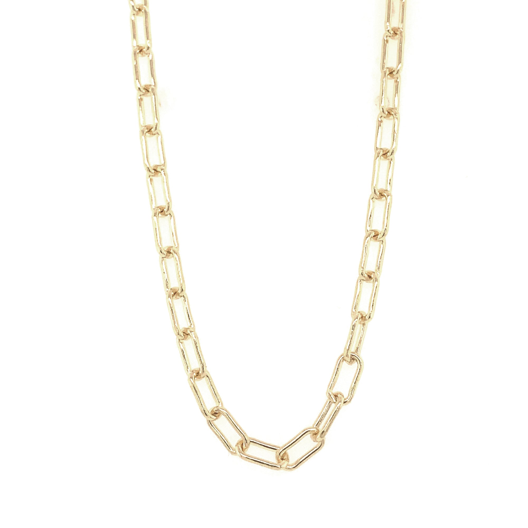 14k yellow gold 3.2mm link chain