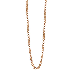 14k rose gold 1.5mm rolo link chain