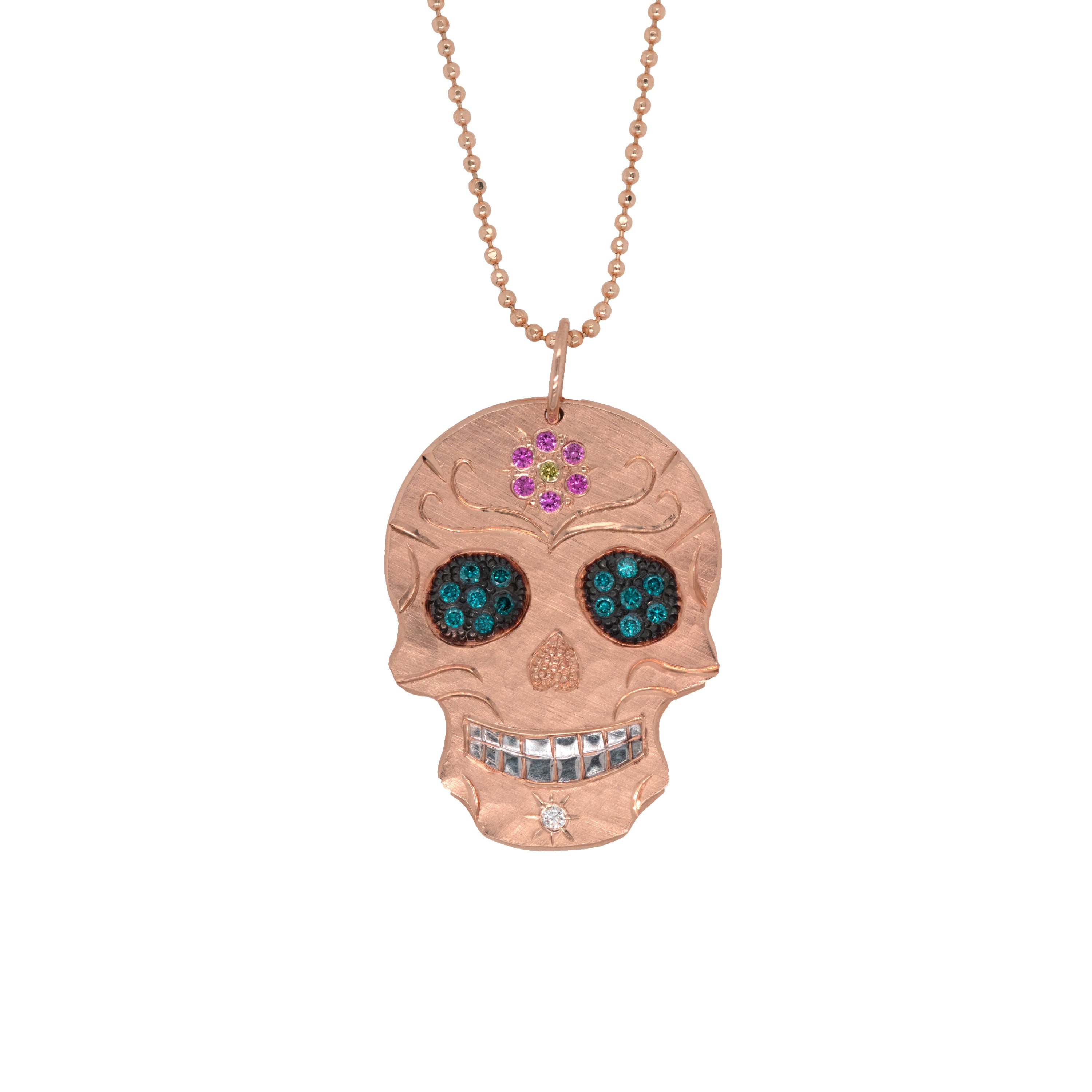 PALOMA 14k Gold Medium Ghostrider Skull