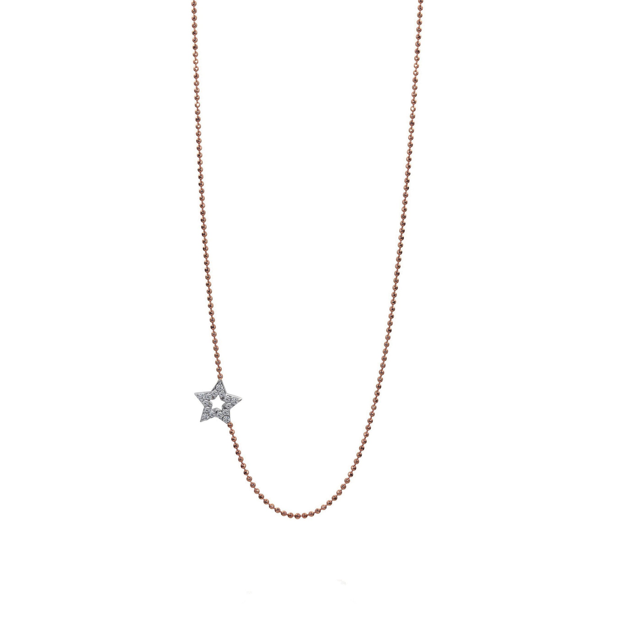 14K Diamond Star Necklace - Lulu Designs Jewelry
