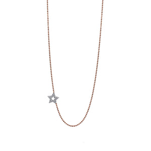 Diamond Star 14k Gold Necklace