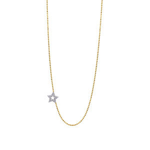 14k yellow gold STAR necklace