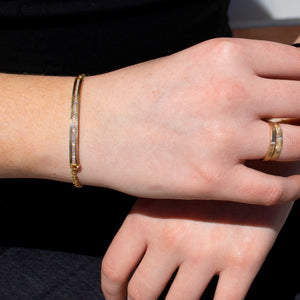 DAZE 14k Gold Diamond Bracelet