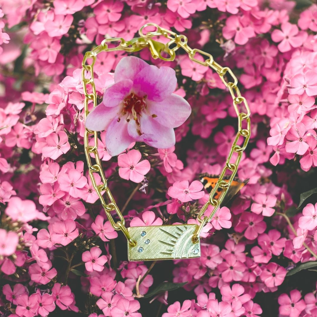 COCO 14k Gold Diamond Bracelet