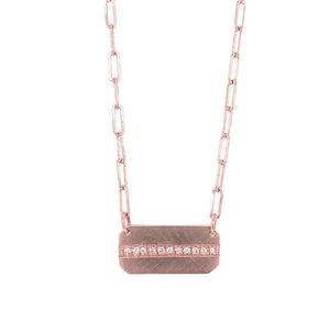 14k rose gold MALY necklace
