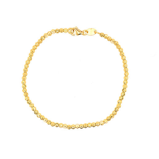 14k yellow gold MOCA single wrap bracelet
