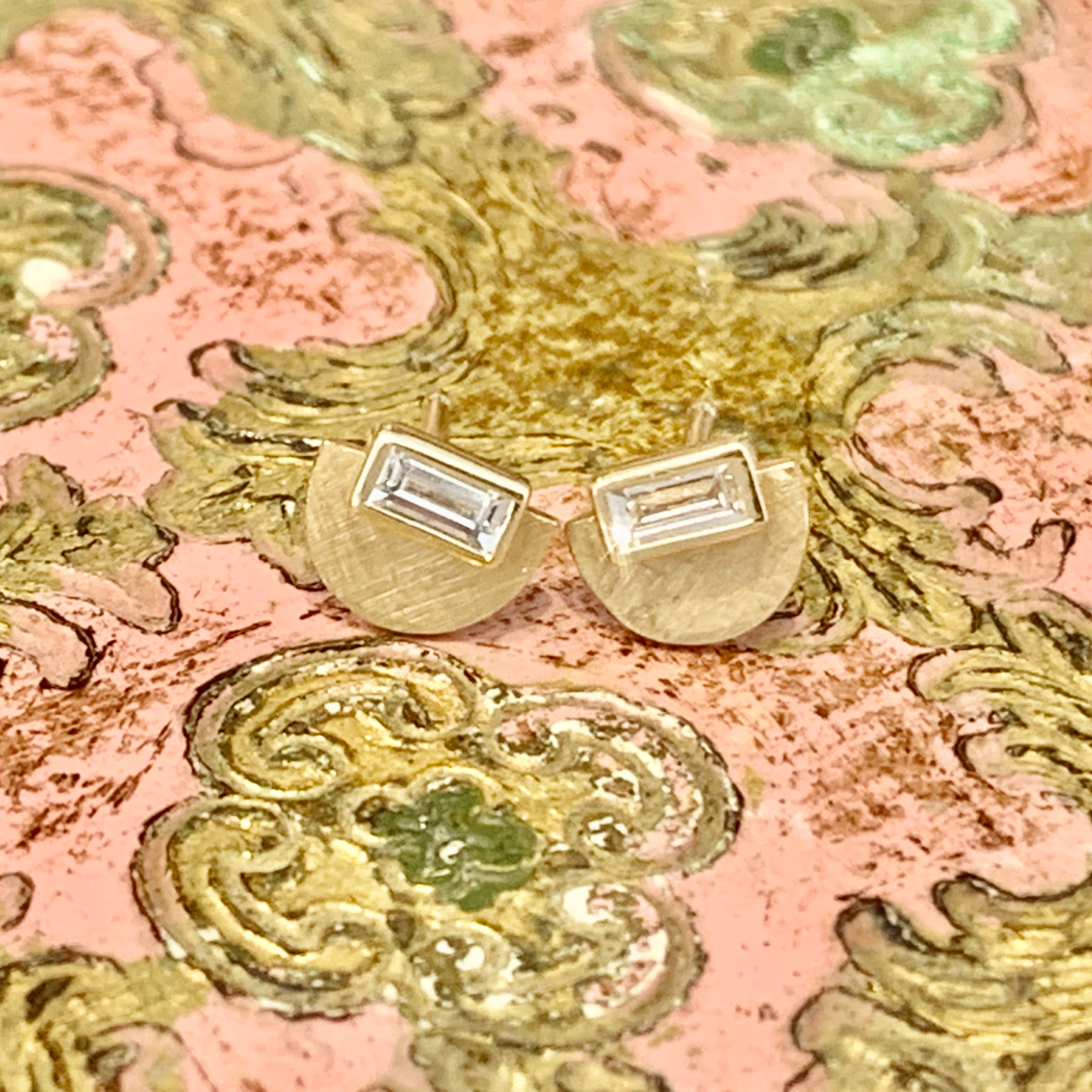 JOLA 14k Gold Diamond Earrings