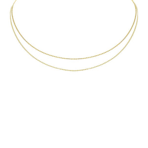 14k yellow gold CHAD necklace