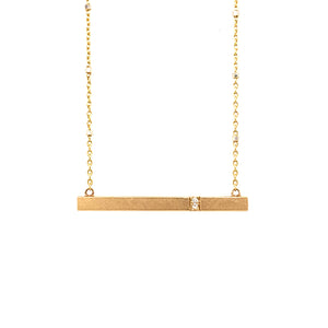 14k yellow gold GNAR necklace