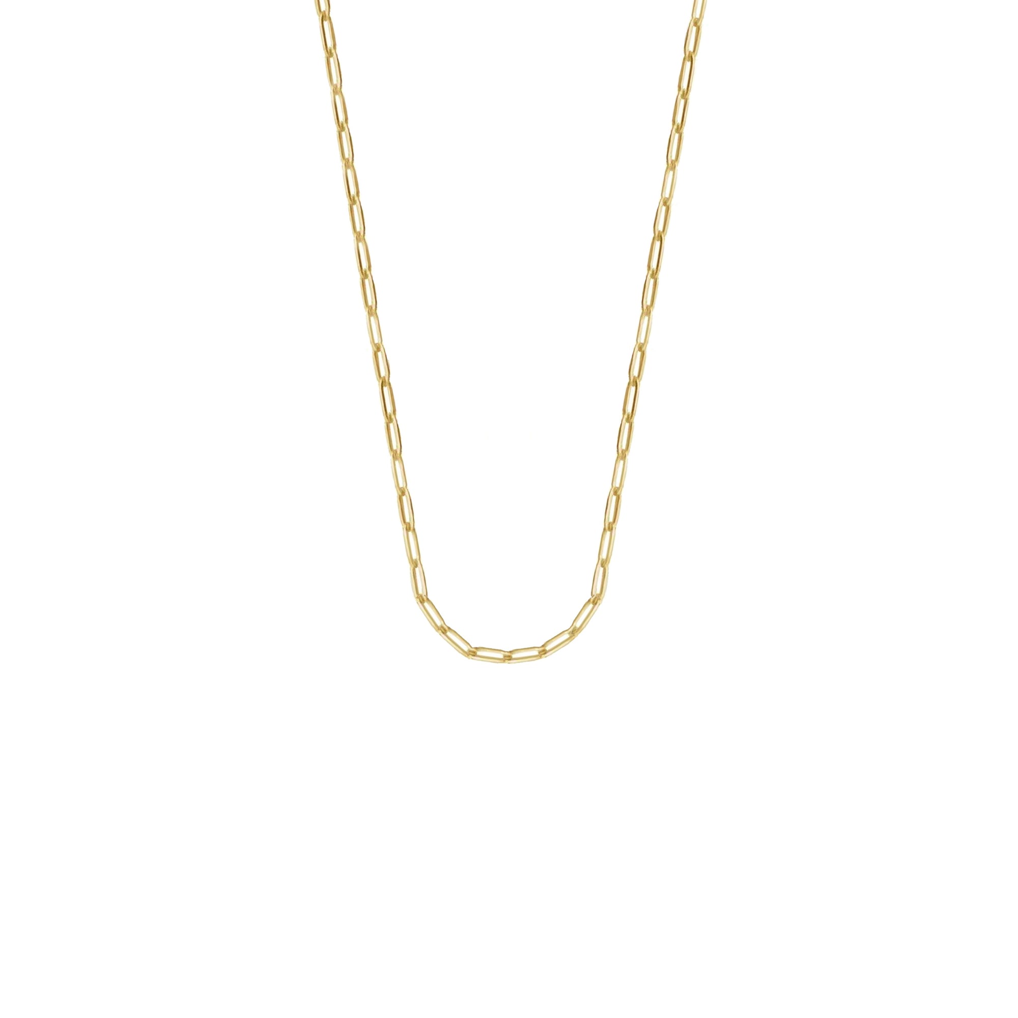 Paperclip Link 1.2mm 14k Chain