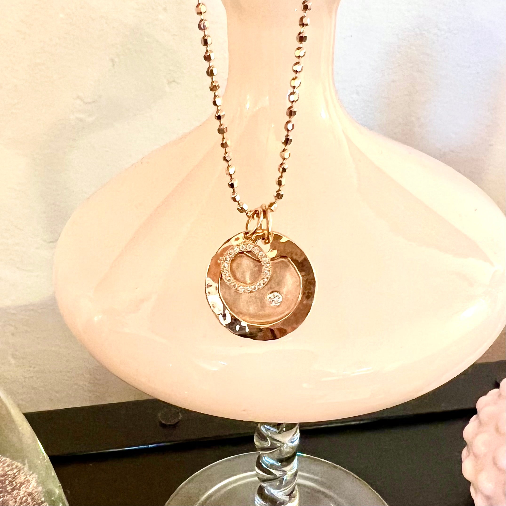 SALK Medium 14k Rose Gold Pendant