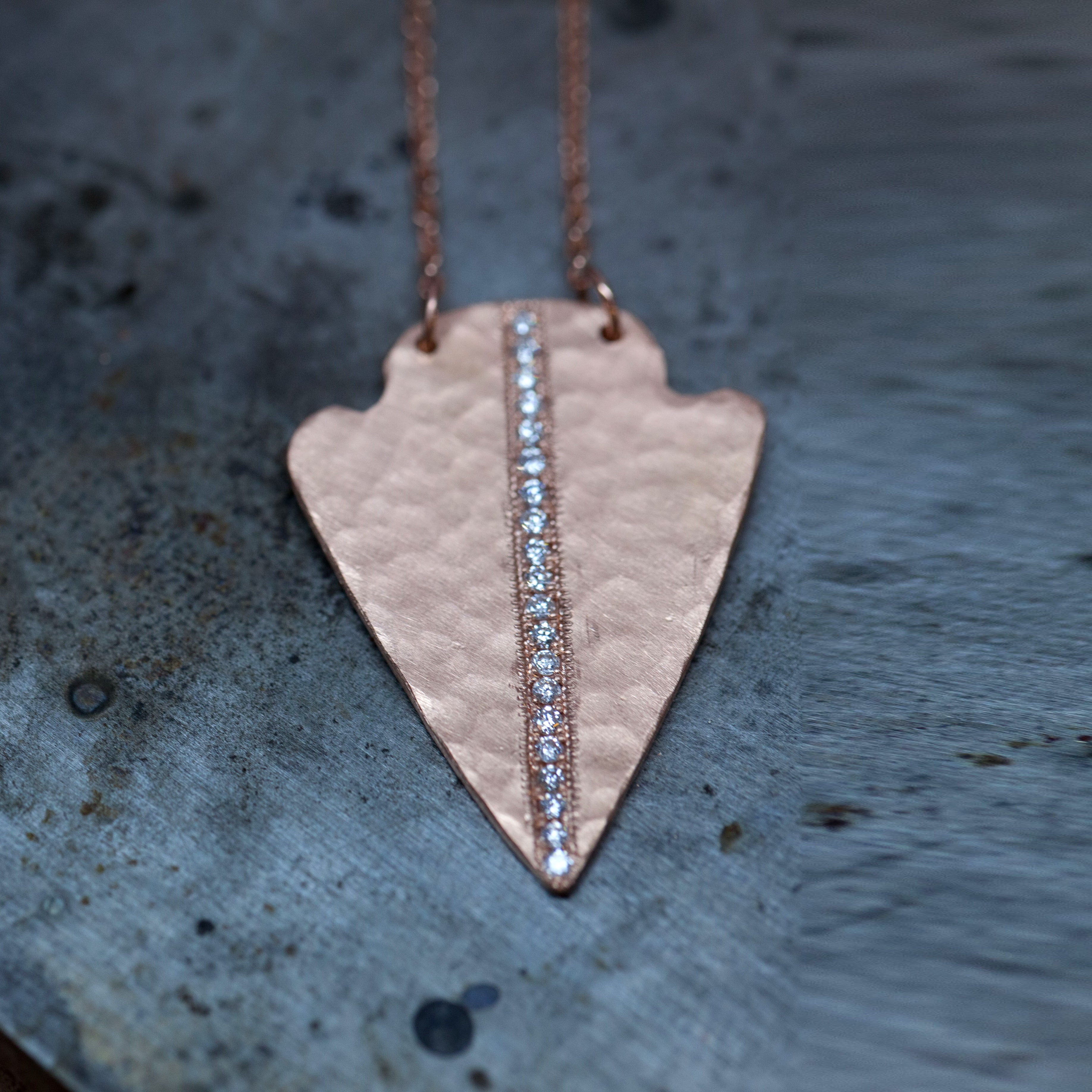 NOKI 14k Gold Arrowhead Necklace